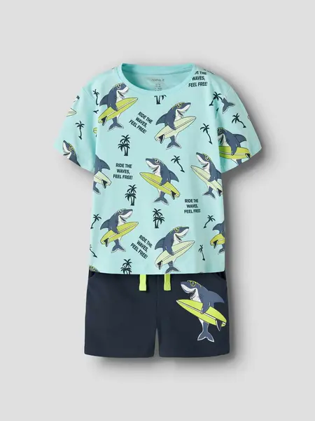 Set 2 piese Nmmflaz Ss Nreg Top