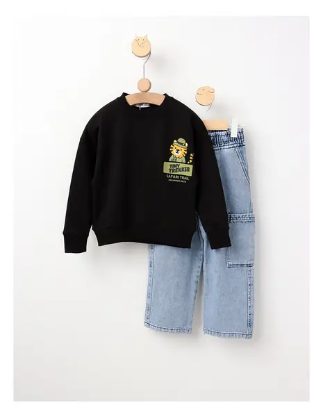 Set 2 piese Tiny trekker negru