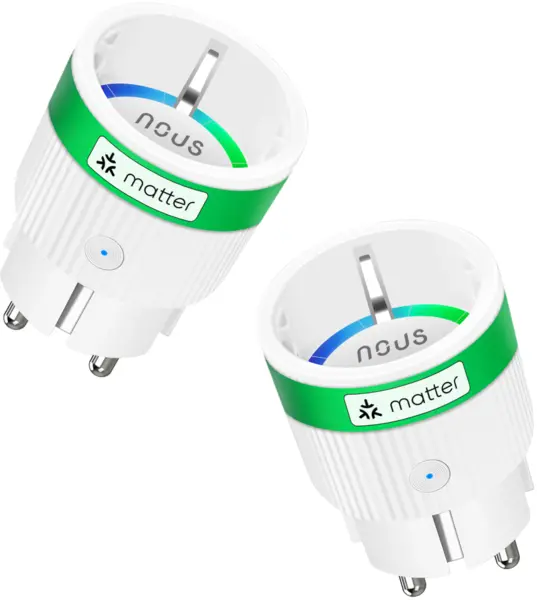 set 2 prize inteligente wifi nous a8m, 16a - matter