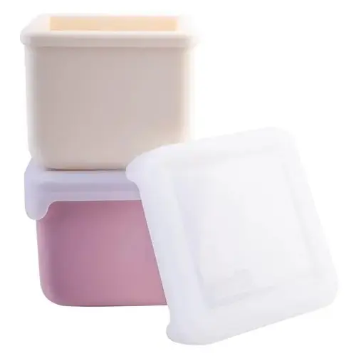 Set 2 recipiente de depozitare Melii, silicon, 236ml