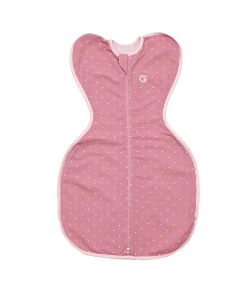 Set 2 saci de dormit swaddle First Sleep Sweet Star and Blush Pink pentru nou-nascuti