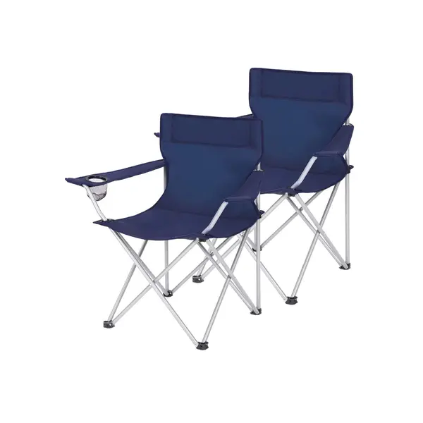 Set 2 scaune de camping Songmics Indigo 84x52x81 cm