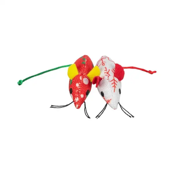 Set 2 soareci pentru pisici 7 cm Trixie