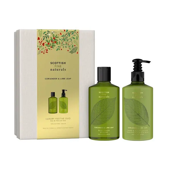 Set 2 sticle gel dus - Coriander Lime | Scottish Fine Soaps