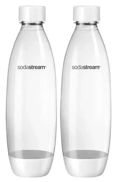 Set 2 sticle SodaStream Fuse, 2x 1l (Alb)