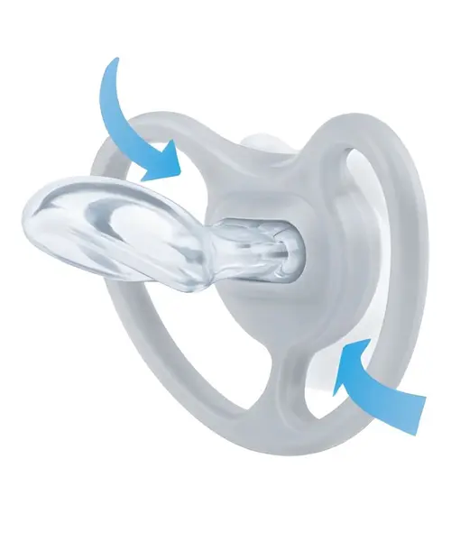 Set 2 suzete din silicon Nuk Space M3 18-36 luni Leu
