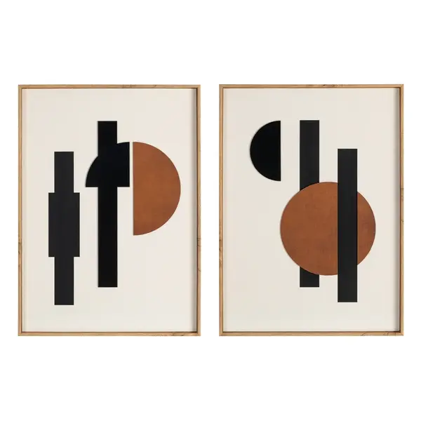 Set 2 tablouri DIJON 52 x 72 CM - Default Title