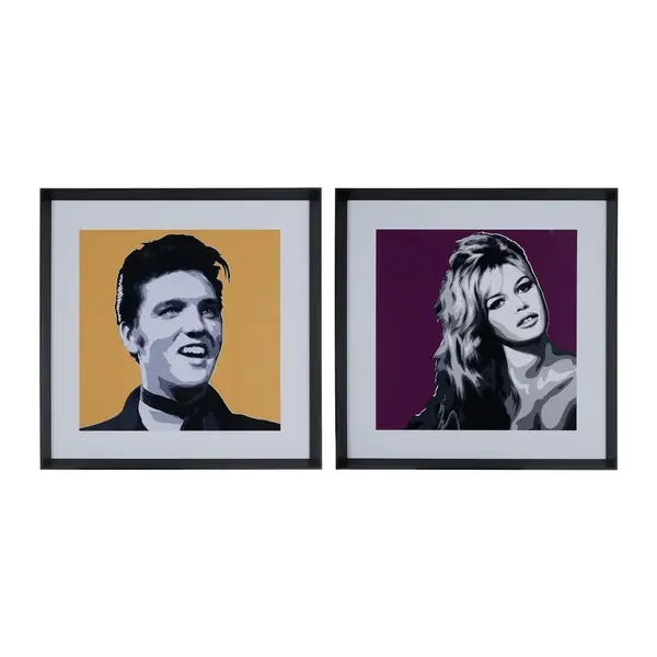 Set 2 tablouri RUNE POP ART 53 CM - Default Title