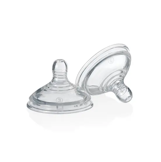 Set 2 tetine anti-colici cu debit rapid Tommee Tippee 6 luni +