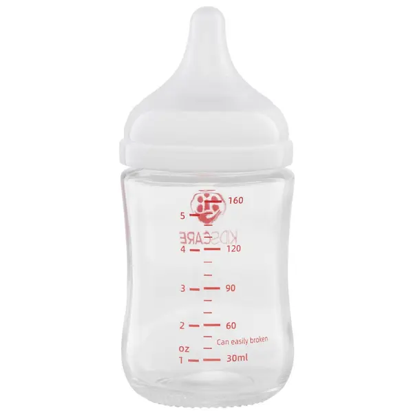 Set 2 tetine din silicon fara BPA KidsCare 1 luna +