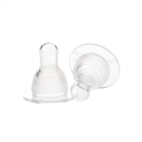 Set 2 tetine silicon super fin Minut Baby 0+