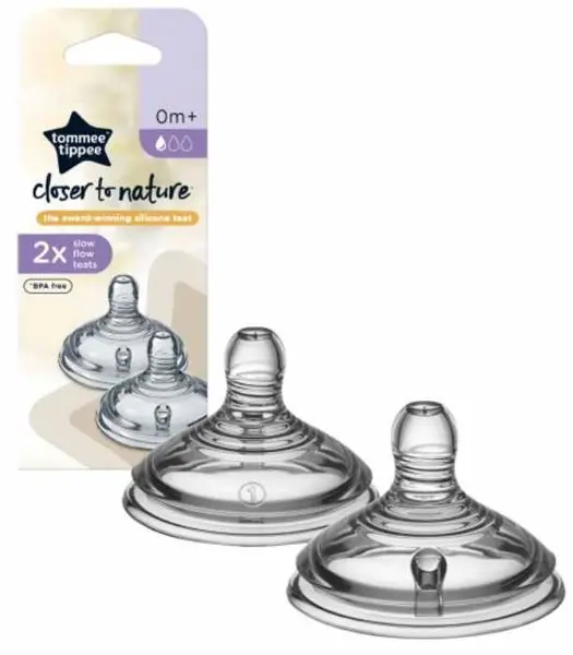 Set 2 tetine Tommee Tippee - Easi Vent, 1 picatura, 2 buc.