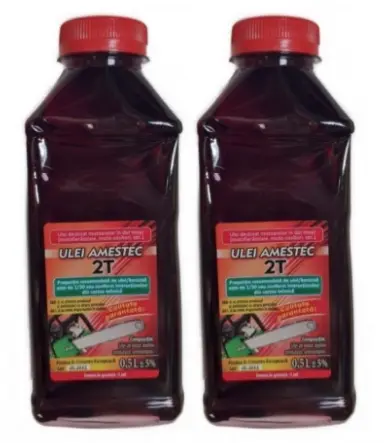 Set 2 Ulei amestec 2T ROSU 0.5l (B40)