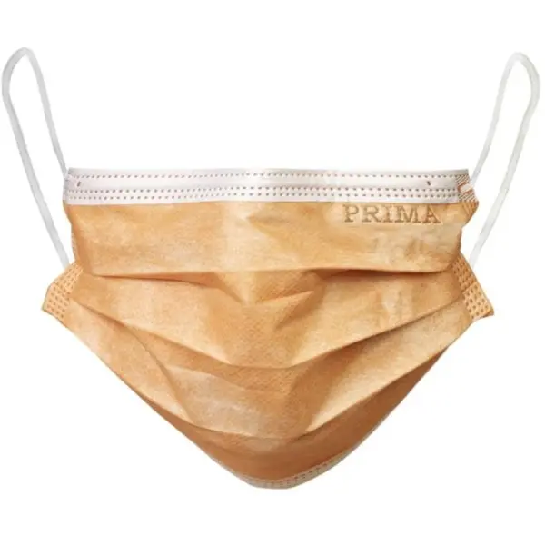 Set 2 x 50 Masti Chirurgicale Medicale, Prima, cu Elastic, Portocalii