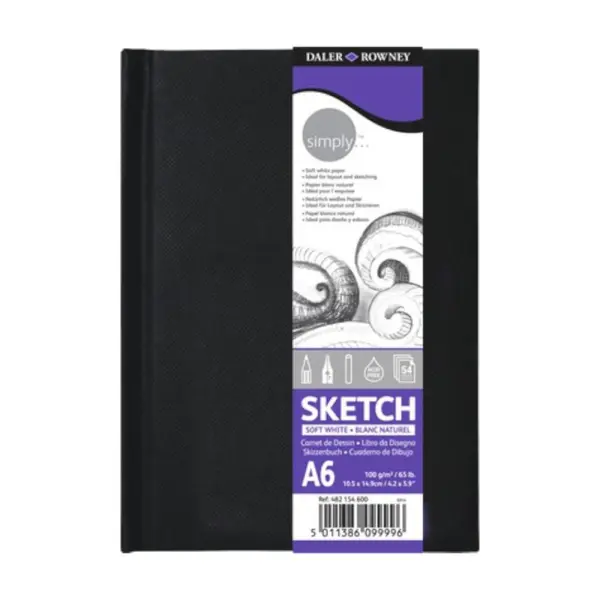 Set 2 x Bloc Schite Simply Daler Rowney, 10.5 x 14.8 cm, 95 g/mp