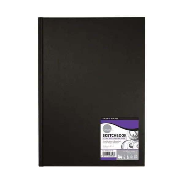 Set 2 x Bloc Schite Simply Daler Rowney, 21 x 29.7 cm, 95 g/mp
