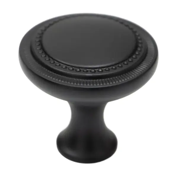 Set 2 x Buton Model Orbis, Finisaj Negru
