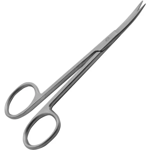 Set 2 x Foarfeca Chirurgicala Iris Curbata, 12 cm, pentru Uz Veterinar, Prima