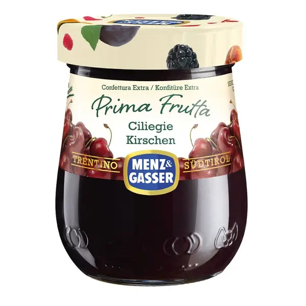 Set 2 x Gem de Cirese 50% Fructe, Menz and Gasser, 340 g