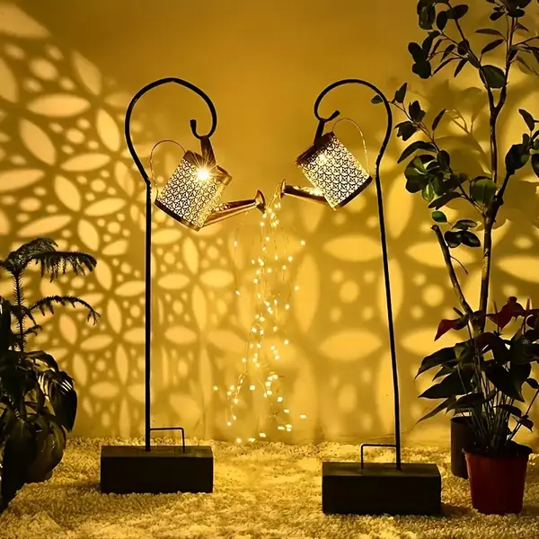 Set 2 x Lampa solara - Stropitoare cu lumini pentru gradina