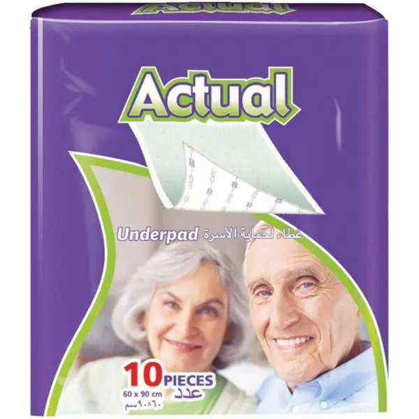 Set 2 x Paturici Absorbante pentru Pat, Actual Double, 60 x 90 cm, 10 Bucati