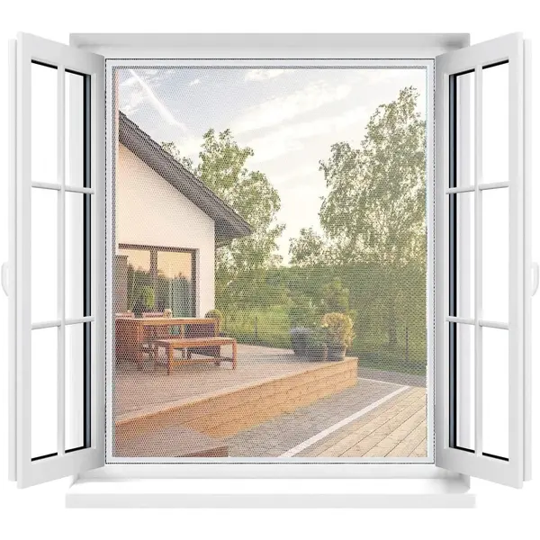 Set 2 x Plasa magnetica antiinsecte, 150 x 180 cm
