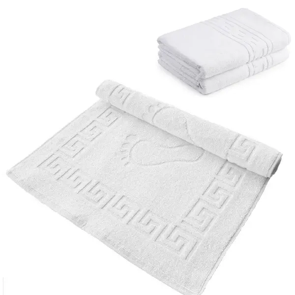 Set 2 x prosop pentru picioare, 50 x 70 cm, Alb