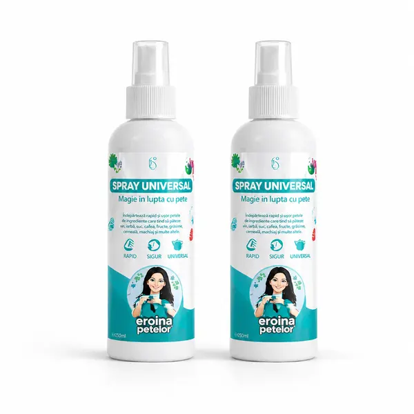 Set 2 x Spray Universal pentru pete "Eroina Petelor"