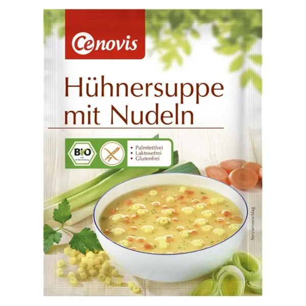 Set 2 x Supa Bio de Pui cu Taitei, 30 g, Cenovis