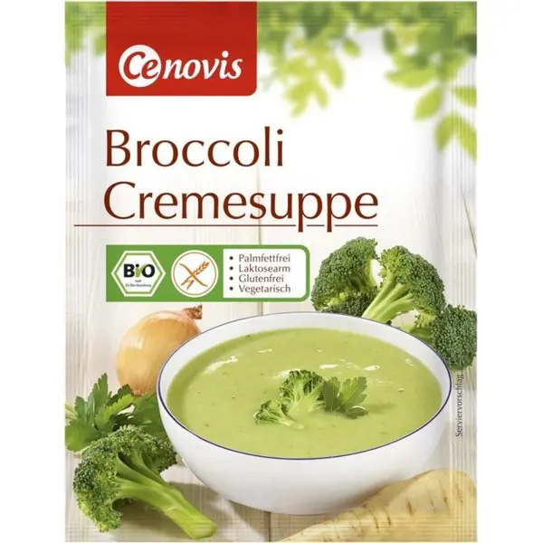 Set 2 x Supa Crema de Broccoli Bio, fara Gluten, Cenovis, 45 g