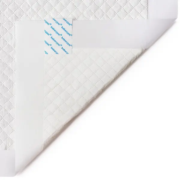 Set 20 aleze Beberoyal Premium 60x60 cm, impermeabile, absorbtie 1500 ml, fixare autoadeziva, 6 straturi