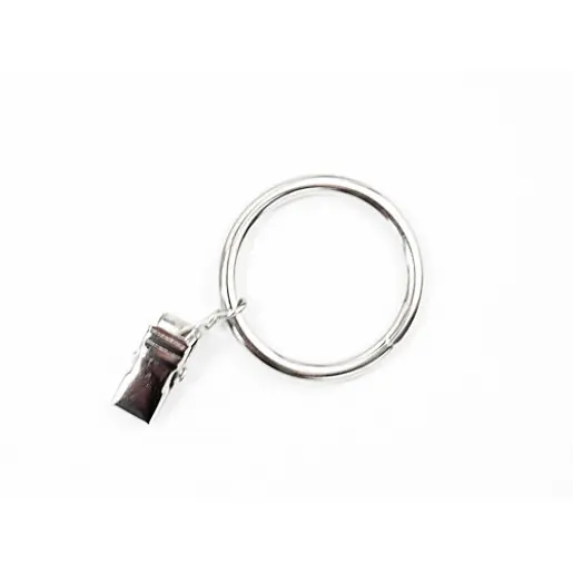 Set 20 inele cu clema metalica pentru teava de 25 mm inox