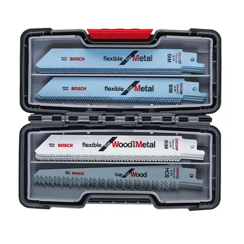 Set 20 panze fierastrau sabie Bosch Professional ToughBox S Wood and Metal 2607010902