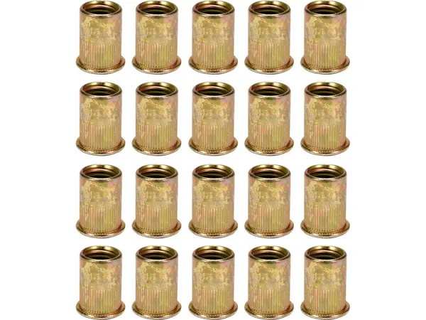 Set 20 piulite nituibile M3 9mm cu guler cilindric zimtat Yato YT-36470