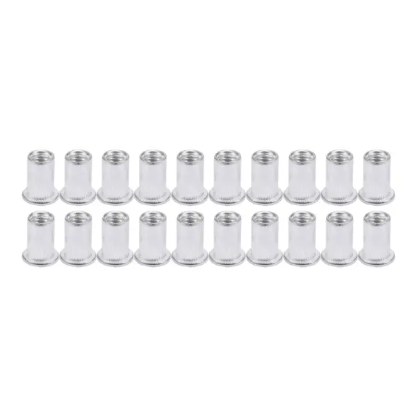 Set 20 piulite nituibile M6 YATO YT-36454 din aluminiu cu lungimea de 14 mm