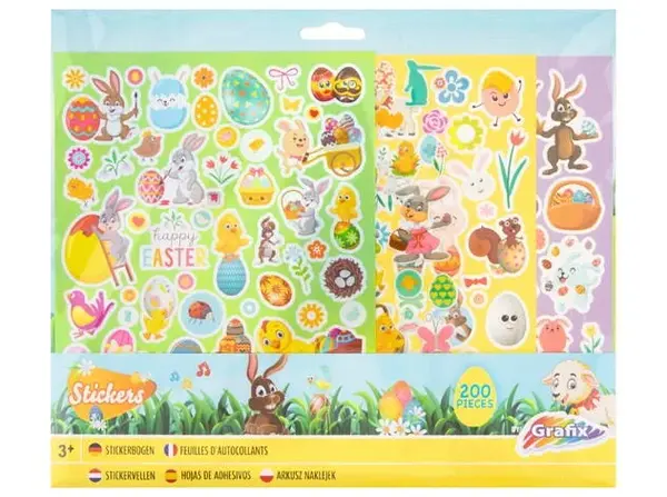 Set 200 abtibilduri - Paste fericit
