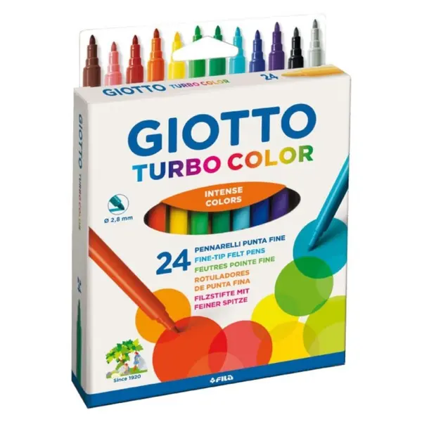 Set 24 carioci Turbo Color Giotto