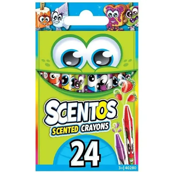 Set 24 creioane cerate parfumate Scentos
