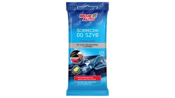 Set 24 de servetele pentru curatat geamuri Moje Auto