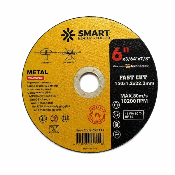 SET 25 BUC - Disc Taiere Inox si Metal T41, 150mm x 1.2mm x 22.23mm &ndash; disc plat