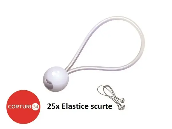 Set 25 intinzatoare elastice scurte - Default Title