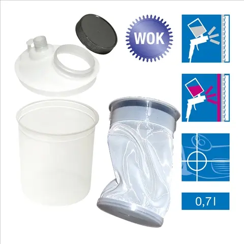 Set 25 PPS cu reumplere, standard plus capace si filtru 200 microni 3M