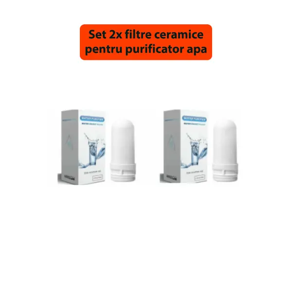 Set 2x Rezerve Filtre Ceramice Purificator Apa ZSW010 ZSW020 2000L