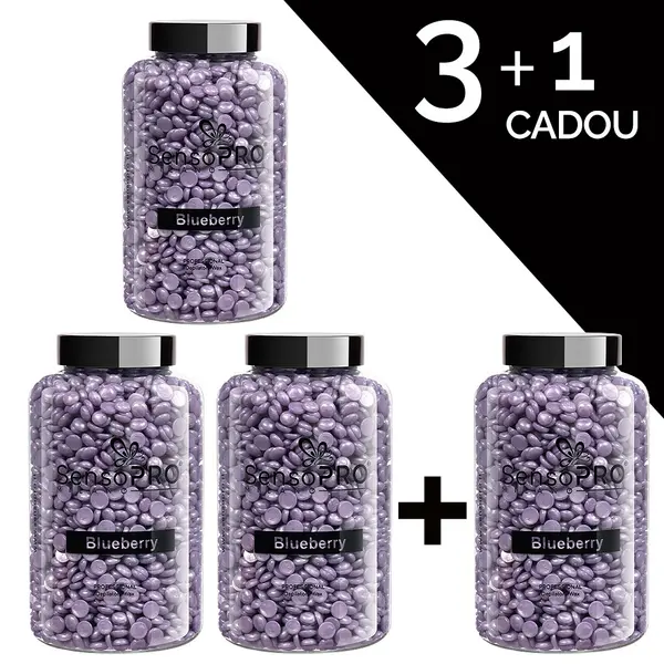 Set 3+1 Gratuit Ceara Epilat Elastica SensoPRO Milano Blueberry, 400g
