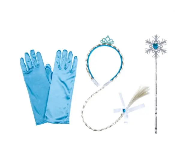 Set 3 accesorii compus din manusi, bagheta si bentinta pentru fetite