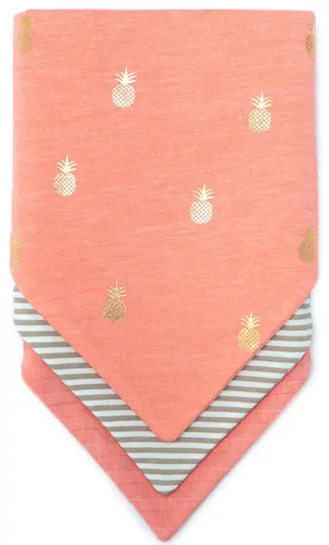 Set 3 bavete - esarfa Kiki Bibs - Pineapples