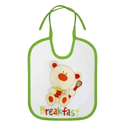 Set 3 bavete nou-nascut Lorelli, small, bumbac, inchidere cu snur