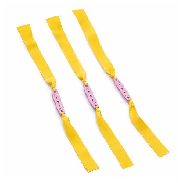 Set 3 benzi de schimb pentru prastie, DEPOX , cauciuc plat premium, galben, 0.5 mm
