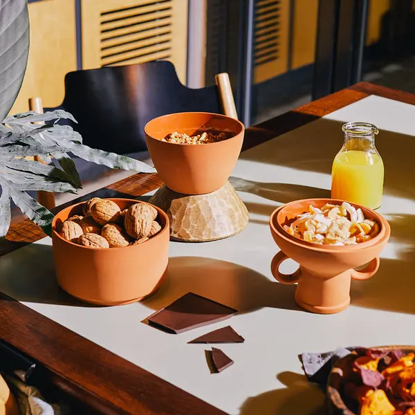 Set 3 boluri gustari - Amforéa Terracotta Snack Pots | DOIY