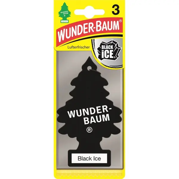 Set 3 braduti Black Ice WUNDER BAUM
